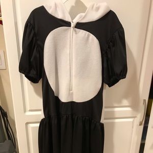 Girls panda bear costume with hood
